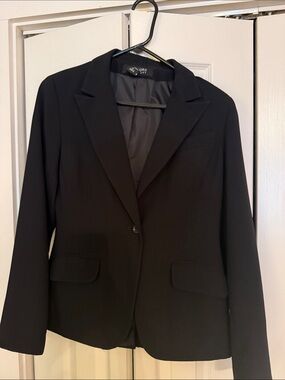 New York & Company Black Single-Button Women's Blazer